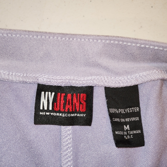 NY & Company Purple Zip-up Jacket & Wide-leg Sweatpants Tracksuit Set Size M - Picture 13 of 16